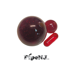 Steve White x Something Witty Glass Pomegranate Terp Slurper Set
