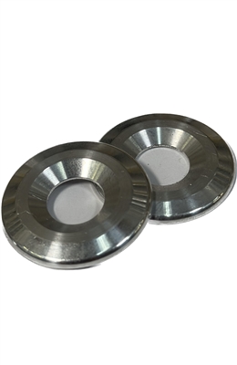 Aluminum Dzus washers. Made for the 7/16 diameter buttons.