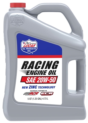 Lucas Oil Racing Only SAE 20W-50.