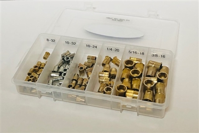 100 pc. Nut Sert Kit 8-32 through 3/8-16.