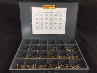 900 PC. Grade 8 coarse thread bolt kit. Bolts are made in the USA. Comes with metal drawer.