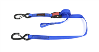 1"x8' Cam-Lock Tie Down w/S Hooks and Soft Tie