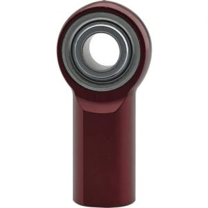 FK rod ends ALJF Series. Aluminum hard anodized red.