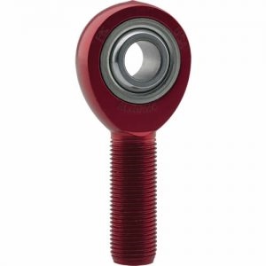 FK rod ends ALRSM Series. Aluminum hard anodized red.