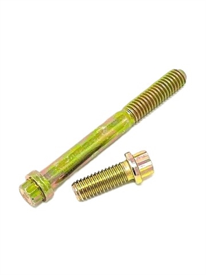 3/8-16 12 Point bolts, Zinc ll plated. Grade 8