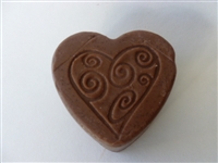 Love Chocolate Heart Olive Oil Soap