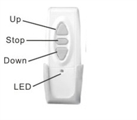 Remote control for the Electric projector screen