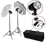 NEW 2 HEAD COMPLETE STROBE STUDIO FLASH MONOLIGHT KIT SOFTBOX SET