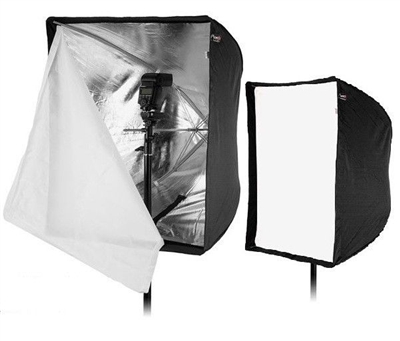 Pro 36"x 36" Umbrella Softbox Kit for Nikon Canon Speedlite flash Monolight