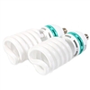 NEW 2x135W CFL 5500K Fluorescent Continuous Pure White Light Bulbs 4800 Lumins