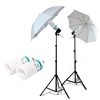 NEW Studio Translucent Umbrella 1000W Light Continuous Video Lighting Kit