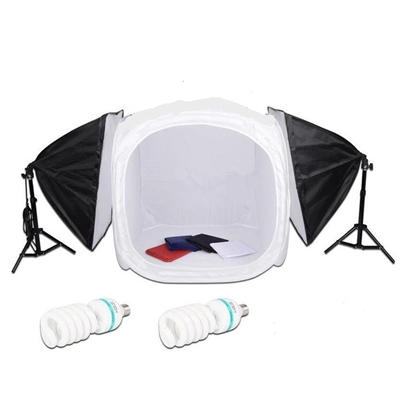 STUDIO IN A BOX 1000 watt output PHOTO LIGHT TENT PHOTOGRAPHY SET