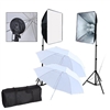 Pro 1600W PHOTO LIGHTING KIT STUDIO SOFTBOX UMBRELLA LIGHT SET