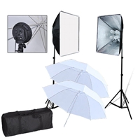 Pro 1600W PHOTO LIGHTING KIT STUDIO SOFTBOX UMBRELLA LIGHT SET