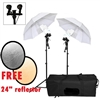 PHOTOGRAPHY STUDIO UMBRELLA PHOTO LIGHTING KIT CONTINUOUS FLUORESCENT VIDEO set