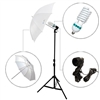 Single Translucent Umbrella Video background Light Kit
