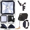 NEW large 20"x20" Hotshoe Flash Softbox for Speedlight & Handle Kit