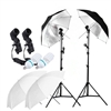 Studio Translucent  Reflective 33" Umbrella Light Continuous Video Lighting Kit