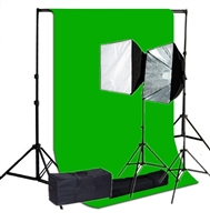 Pro Quick Setup Softbox Continuous Lighting 1000 watt heavy duty backdrop suppot 10ft x12ft backdrop kit