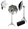 Pro 1600W PHOTO LIGHTING KIT STUDIO UMBRELLA LIGHT SET VIDEO PORTRAIT STILL LIFE