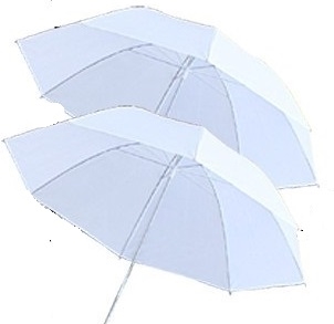 Brand new  2 x 33" photography translucent umbrellas