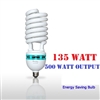 NEW 135W CFL 5500K Fluorescent Continuous Pure White Light Bulbs 4800 Lumins