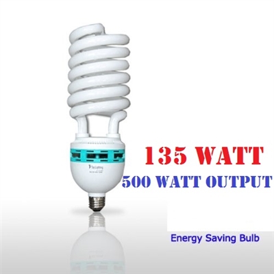 NEW 135W CFL 5500K Fluorescent Continuous Pure White Light Bulbs 4800 Lumins