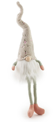Lolly Floral Hat Gnome Grey