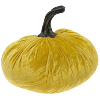 Harvest Yellow Velvet Pumpkin