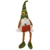 Griffin Green Hat & Pumpkin Gnome