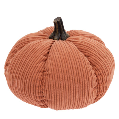 Terracotta Plush Corduroy Pumpkin