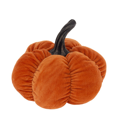Orange Plush Corduroy Pumpkin