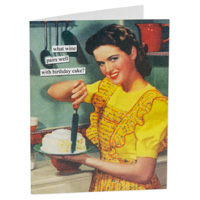 Anne Taintor Birthday Card Birthday Wine