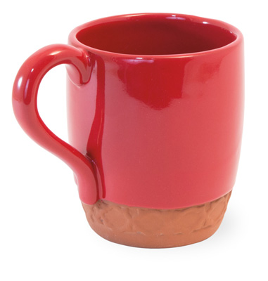 Red Cherry Terracotta Mug