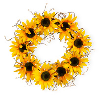 SunFlower Hollow Wreath