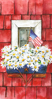 Patriotic Planter Guest Towel