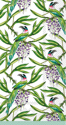 Rosanne Beck Tropical Birds Guest Towel