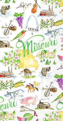 Rosanne Beck - Missouri State Collection MO Guest Towel