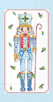 Blue Nutcrackers Guest Towel