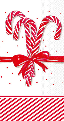 Candy Canes Guest Towel