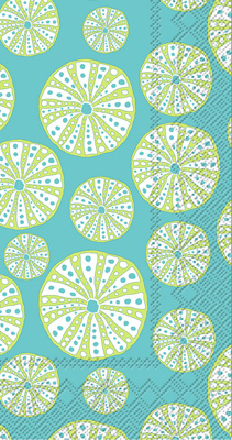 Turquoise Urchin Guest Towel