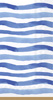 Wavy Stripe Guest Towel blue