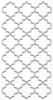 Moroccan Trellis Guest Towel silver