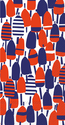 Red White and Buoy Guest Towel