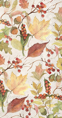 Susan Winget   Leaves And Berries Guest Towel