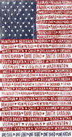 One Flag One Nation Guest Towel