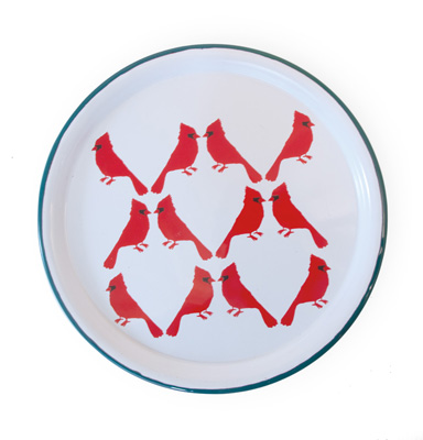 Cardinal Craze Red Cardinal Platter