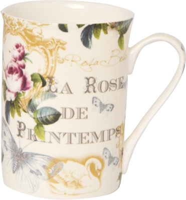 Rose De Printemps Bone China Mug cream