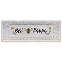 Bee Happy Sign