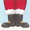 Santa Boots Cocktail Napkin
